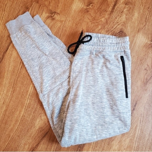 Men's Brooklyn Marled Gray Jogger Sweatpants - Picture 7 of 12